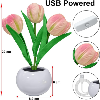 Lámpara Decorativa de Tulipanes