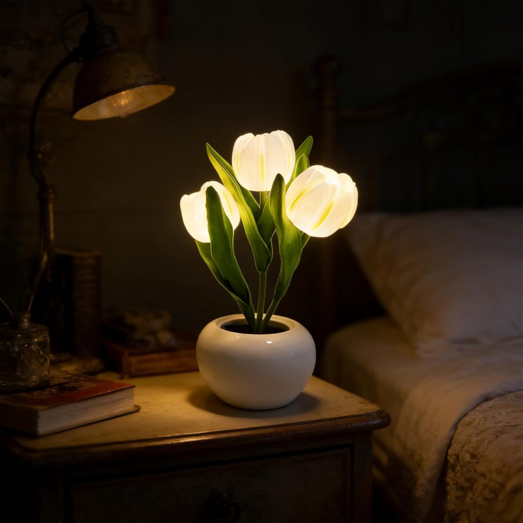 Lámpara Decorativa de Tulipanes